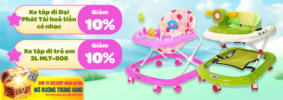 Banner NH xe tập đi